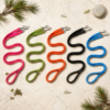 Rope dog leash multi-way handle positions for walking