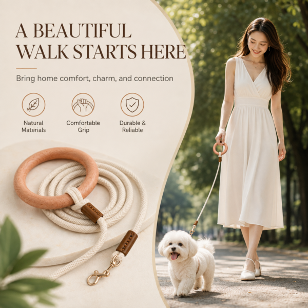 Wooden Ring Leash — image 3