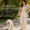Natural Wooden Ring Dog Leash – Soft Cotton Rope for Everyday Walks – photo 4