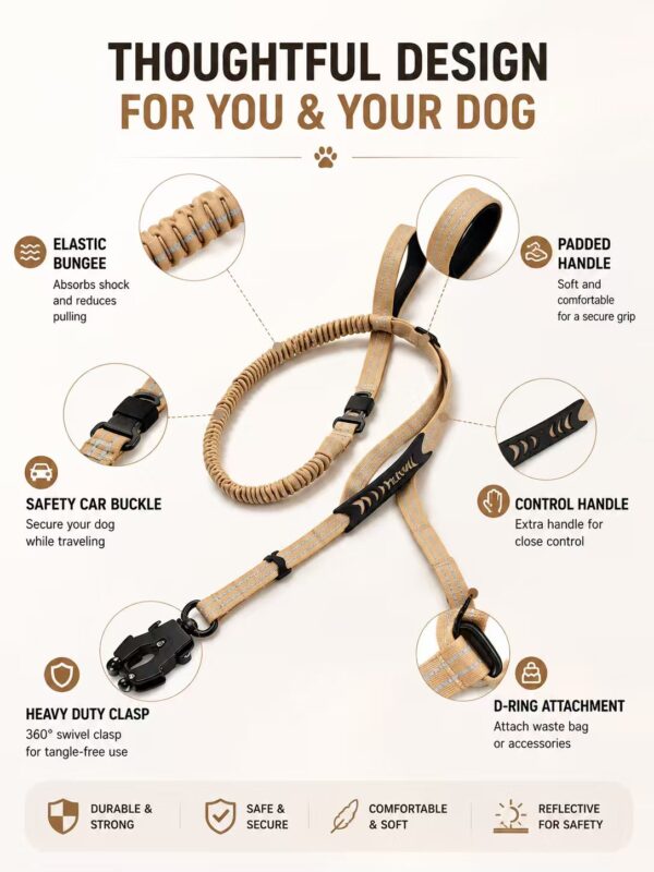 Car-Ready Bungee Leash — image 7