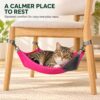 Reversible Waterproof Cat Cage Hammock with Fleece and Metal Hooks – photo 9