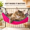 Reversible Waterproof Cat Cage Hammock with Fleece and Metal Hooks – photo 6