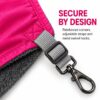 Reversible Waterproof Cat Cage Hammock with Fleece and Metal Hooks – photo 7