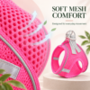 Breathable small dog harness adjustable chest straps