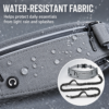 Hands-free dog leash waist belt size guide and bungee length