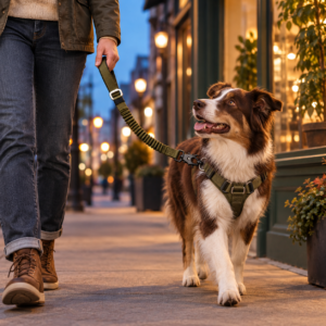Short Frog Clip Dog Leash for Close Control