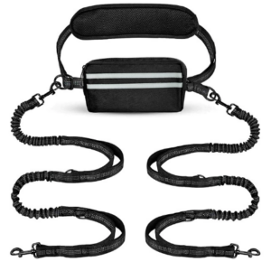 PawFurvia Dual Hands-Free Waist Leash