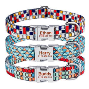 PawFurvia Personalized Pattern Dog Collar