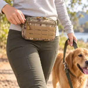 Tactical Dog Walking Waist Pack for Treats and Poop Bags – photo 2
