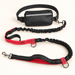 Hands-Free Dog Running Leash with Waist Belt – photo 2