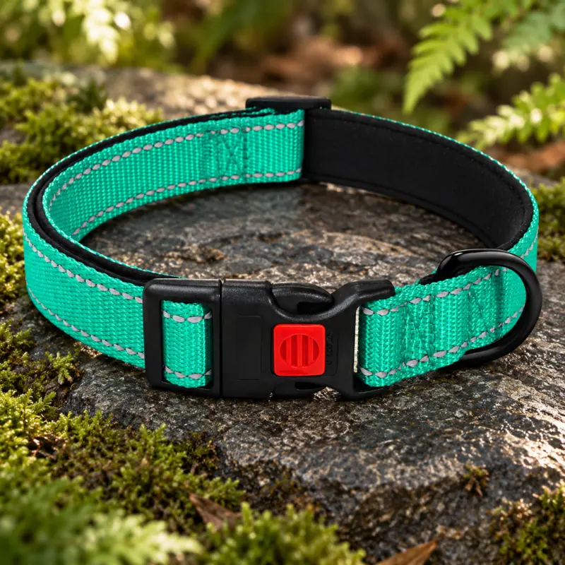 PawFurvia Padded Locking Dog Collar