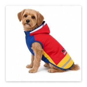 PawFurvia Dog Raincoat – Hooded, Multiple Colors, Sizes 3XL5XL - main