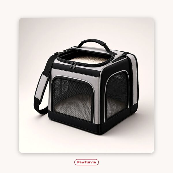 PawFurvia Soft-Sided Collapsible Airline Pet Carrier