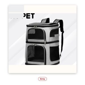 PawFurvia Dual-Layer Soft Pet Backpack Carrier