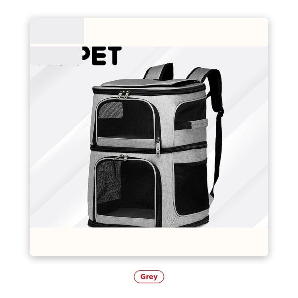 Dual-Layer Soft Pet Backpack Carrier — image 2