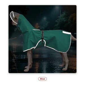 PawFurvia Dog Raincoat in Green, Blue + 1 More, Sizes L–6XL - alt color