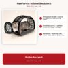 PawFurvia Transparent Bubble Space-Capsule Pet Backpack