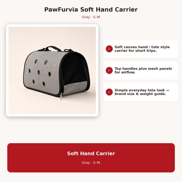 Soft Canvas Hand Pet Carrier — image 3