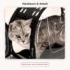 PawFurvia Transparent Bubble Space-Capsule Pet Backpack