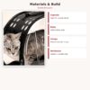 PawFurvia Transparent Bubble Space-Capsule Pet Backpack