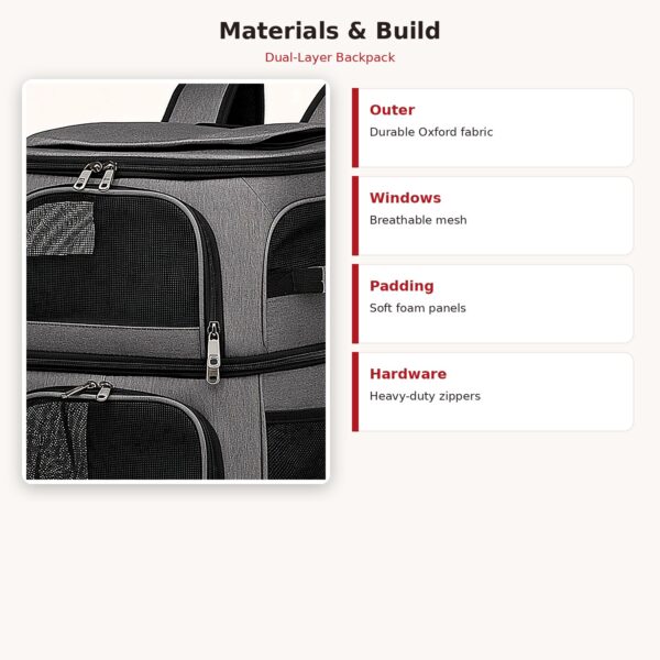 Dual-Layer Soft Pet Backpack Carrier — image 6