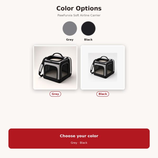 Soft-Sided Collapsible Airline Pet Carrier — image 7
