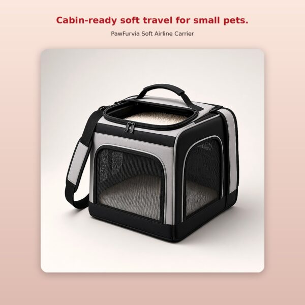 Soft-Sided Collapsible Airline Pet Carrier — image 8