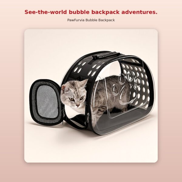 Transparent Bubble Space-Capsule Pet Backpack — image 8