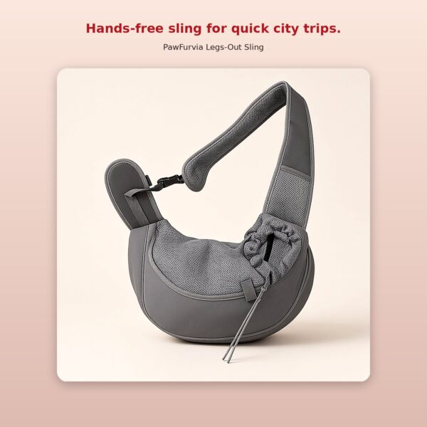 Reversible Legs-Out Pet Sling Carrier — image 8