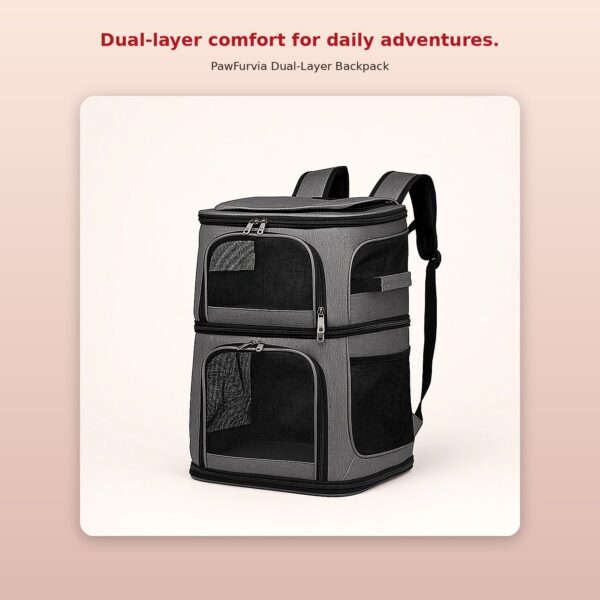 Dual-Layer Soft Pet Backpack Carrier — image 8