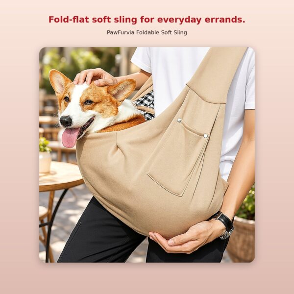 Foldable Soft Pet Sling Carrier — image 8