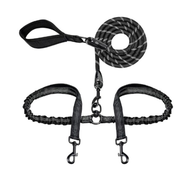 PawFurvia Double Dog Leash Coupler for Two-Dog Walks